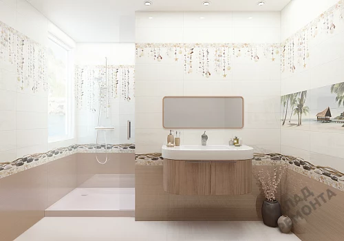 Фото Вставка Alma Ceramica Айленд DWA11ALD004 разноцветный 200*600 – купить в Улан-Удэ: цена, описание, фото. Интернет-магазин 4