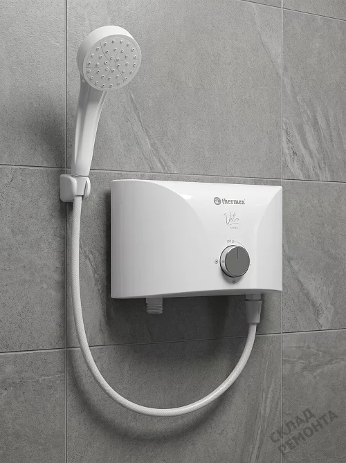 Фото Водонагреватель проточный Thermex Vetro 5500 shower – купить в Улан-Удэ: цена, описание, фото. Интернет-магазин 1