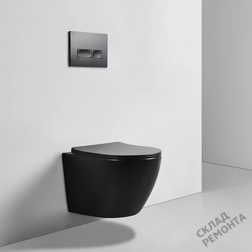Фото Унитаз подвесной Calypso CS46UQ-MB-OK ультратихий смыв купить в Улан-Удэ: цена, описание, фото. Интернет-магазин 2