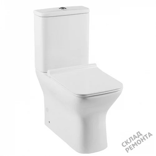 Фото Унитаз напольный Aquanet Cube-C 210759 безободковый купить в Улан-Удэ: цена, описание, фото. Интернет-магазин 5