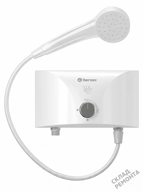 Фото Водонагреватель проточный Thermex Vetro 5500 shower – купить в Улан-Удэ: цена, описание, фото. Интернет-магазин 2