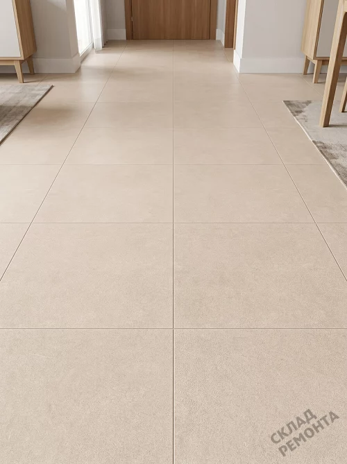 Фото Керамогранит матовый Alma Ceramica Бонд GFU6060BND40R бежевый 600*600*8,5 – купить в Улан-Удэ: цена, описание, фото. Интернет-магазин 1