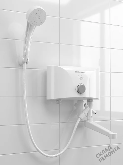 Фото Водонагреватель проточный Thermex Vetro 5500 combi – купить в Улан-Удэ: цена, описание, фото. Интернет-магазин 1
