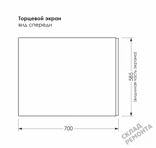 Фото Торцевая панель Метакам 70 Strict купить в Улан-Удэ: цена, описание, фото. Интернет-магазин 2