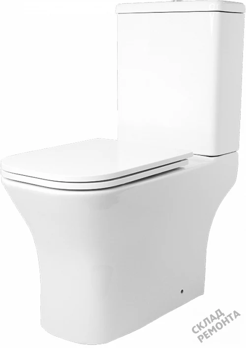 Фото Унитаз компакт напольный Calypso CS4852UQ-OK безободковый купить в Улан-Удэ: цена, описание, фото. Интернет-магазин 2