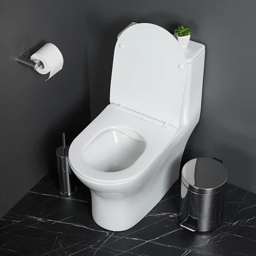 Фото Унитаз моноблок BelBagno Lounge BB8618CPR-MN/SC безободковый купить в Улан-Удэ: цена, описание, фото. Интернет-магазин 2