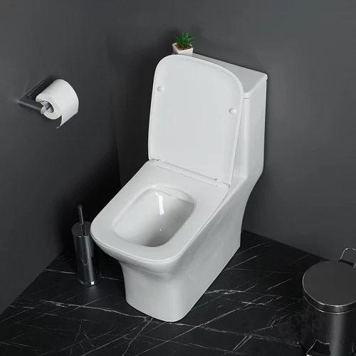 Фото Унитаз моноблок BelBagno Neon BB8617CPR-MN/SC безободковый купить в Улан-Удэ: цена, описание, фото. Интернет-магазин 2