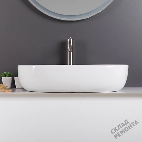 Фото Раковина накладная BelBagno BB1084 60 см купить в Улан-Удэ: цена, описание, фото. Интернет-магазин 3