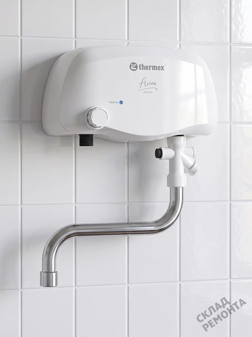 Фото Водонагреватель проточный Thermex Arion 3500 tap – купить в Улан-Удэ: цена, описание, фото. Интернет-магазин 1