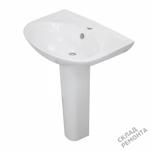 Фото Пьедестал для раковины Sanita Luxe Classic CLCSLWB01, белый купить в Улан-Удэ: цена, описание, фото. Интернет-магазин 2