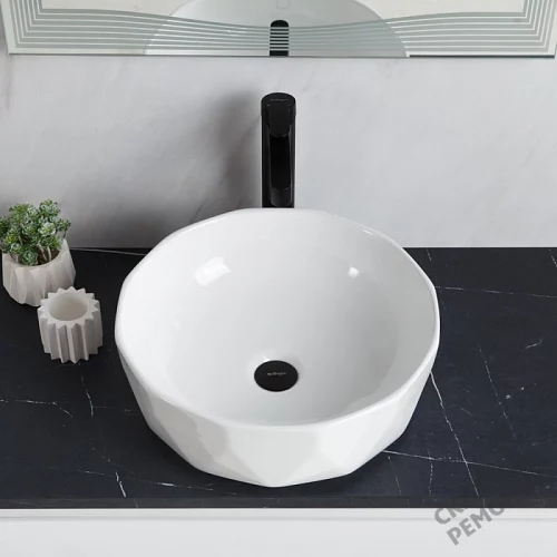 Фото Раковина накладная BelBagno BB1409 41 см купить в Улан-Удэ: цена, описание, фото. Интернет-магазин 5