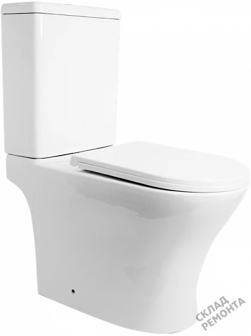 Фото Унитаз компакт напольный Calypso CS4851UQ-TK(OK) безободковый купить в Улан-Удэ: цена, описание, фото. Интернет-магазин 2