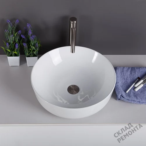 Фото Раковина накладная BelBagno BB1315 41 см купить в Улан-Удэ: цена, описание, фото. Интернет-магазин 4