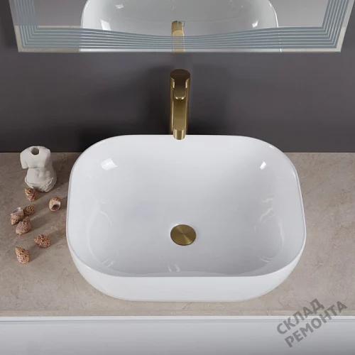 Фото Раковина накладная BelBagno BB1302 50 см купить в Улан-Удэ: цена, описание, фото. Интернет-магазин 3