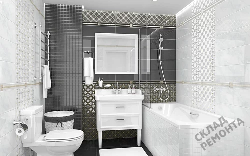 Фото Бордюр Laparet Royal AD\B484\60045 черный 63*600 – купить в Улан-Удэ: цена, описание, фото. Интернет-магазин 2