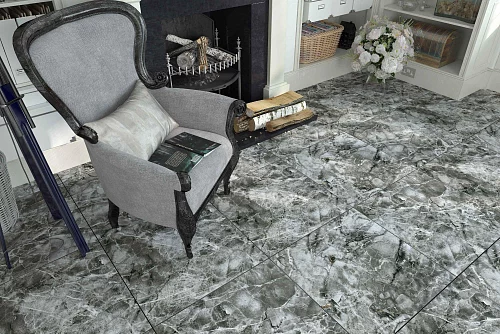 Фото Керамогранит полированный Гранитея G245 kirety black 600*600*10 – купить в Улан-Удэ: цена, описание, фото. Интернет-магазин 2