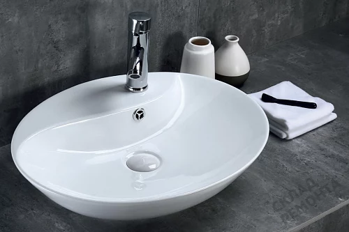 Фото Раковина накладная BelBagno BB1370 55.5 см купить в Улан-Удэ: цена, описание, фото. Интернет-магазин 4