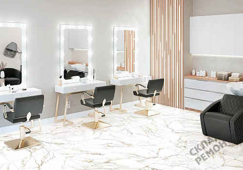 Фото Керамогранит матовый Alma Ceramica Тренди GFU04TRD04R белый 600*600*9 – купить в Улан-Удэ: цена, описание, фото. Интернет-магазин 3