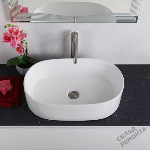 Фото Раковина накладная BelBagno BB1048 55 см купить в Улан-Удэ: цена, описание, фото. Интернет-магазин 3
